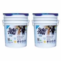 Safe Paw Pet Friendly Concrete Safe Salt Free Ice Melt Pellets, 35 Lbs (2 Pack)