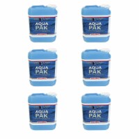 Reliance Products Aqua-Pak 2.5 Gal. Plastic Water Container Storage Jug (6 Pack)