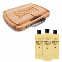 John Boos Block Ultimate Cutting Board Set with Mystery Maintenance Oil (3 Pack)