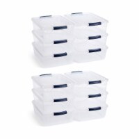 Rubbermaid Classic Clear 12 Quart Stackable Heavy Duty Plastic Storage Bins,  1 Piece - Harris Teeter