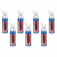 7 Pack 10L Boost Oxygen Stars and Stripes Pure Canned Oxygen Canister, Natural