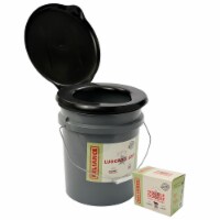 Reliance Products Portable 5 Gallon Toilet w/ Camping Toilet Waste Bags (6 Pack)