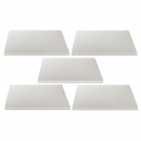 Achim Home Furnishings Nexus Peel & Stick Vinyl Floor Tile, Solid White, 100pk