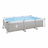 JLeisure 10 x 6.5' Rectangular Steel Frame & Bee Spray Swimming Pool (2 Pack)