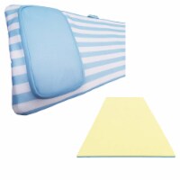 Comfy Floats No Inflate Water Lounger Pool Float And 12' No Inflate Water Pad