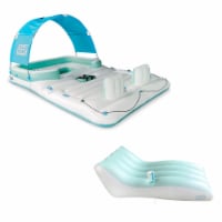 Comfy Floats 13 Foot Misting Party Platform & Comfy Floats Misting Chaise Lounge