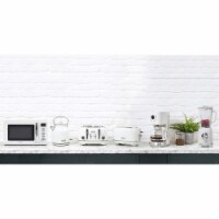 Haden Heritage Toaster, Kettle, Coffee Maker, Microwave, and Blender Set, White