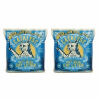 Catalyst Upcycled Soft Wood Cat Litter Odor Control, Unscented, 10 Lbs (2 Pack)
