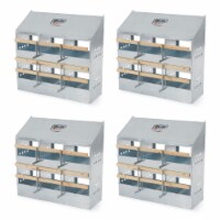 Brower 406B Galvanized Steel 6 Hole 30 Bird Nest Chicken Brooding Box (4 Pack)