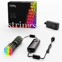 Twinkly Strings App-Controlled Smart LED Christmas Lights 100 Multicolor(2 Pack)