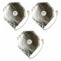 Farm Innovators 44W Economical Submersible Heated Shallow Bird Bath DeIcer, 3 Pk