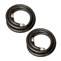 Apache 1 Inch Diameter 14 Foot Length 60 PSI Farm Fuel Transfer Hose (2 Pack)