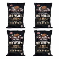 Bear Mountain BBQ All-Natural Hardwood Hickory Smoker Pellets, 20 Lb (4 Pack)