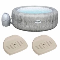 Bestway SaluSpa AirJet Honolulu Hot Tub and 2 Pack of PureSpa Removeable Seats