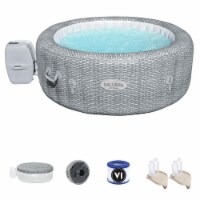 Bestway SaluSpa AirJet Honolulu Hot Tub with 2 PureSpa Cup Holder Drink Trays
