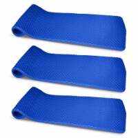 Vos 72  Soft Wavy Foam UV Chlorine Resistant Water Pool Float, Blue (3 Pack)