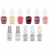 Gelish Matte & Gloss Duo Top It Off Nail Polish w/ Mini Passion & Basic Kit