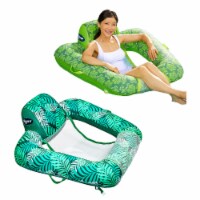 Aqua Zero Gravity Inflatable Comfort Swimming Pool Chair Lounge Float, Blue  Fern, 1 Piece - Kroger