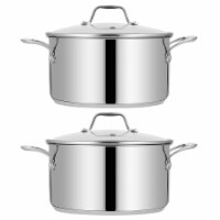 8 Piece Stainless Steel Stock Pot Set, 1 - Kroger