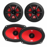 MTX Terminator69 & Terminator6 2 Way Polypropylene Coaxial Auto Speaker Set