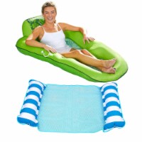 Aqua Leisure 2 in 1 Campania Pool Float Lounger & 4 in 1 Monterey Hammock Chair