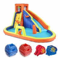 Banzai Inflatable Battle Blast Adventure Park with Motor and Battle Bop Combo