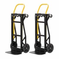 Harper Trucks PJDY2223AKD 400 Lb Capacity Convertible Dolly, Black (2 Pack)