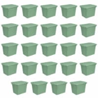 Rubbermaid Roughneck Tote 10 Gallon Storage Container, Heritage Blue (6  Pack), 1 Piece - Kroger