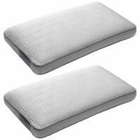 SHEEX Infinite Zen Performance Memory Foam Pillow, Standard/Queen Size (2 Pack)