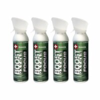 Boost Oxygen 5 L Think Tank Natural Portable Canned Oxygen, Rosemary (4 Pack) Perspective: Main