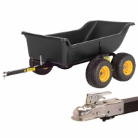 Polar Trailer 2 Coupler Kit with HD 1500TA Steel Tandem Axle Hauling Trailer