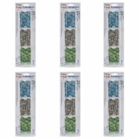 Elizabeth Ward Bead Storage Solutions 3 Piece Craft Storage Containers, (6 Pack)