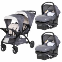 Baby Trend Sit N Stand Double Stroller with EZ Lift Car Seat 2 Pack Magnolia 3 Piece Foods Co