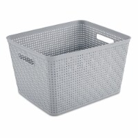 Sterilite 14 Lx8 H Woven Rectangular Tall Basket for Home Organization (6 Pack)