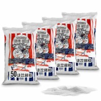 US Silica 50 Pound Bag Snow White Play Sand for Sand Tables, White (4 Pack)