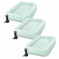 Intex Kids Travel Inflatable Air Mattress with Raised Sides & Hand Pump (3 Pack)