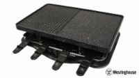 Westinghouse Raclette Grill and Griddle Marble Finish Coated