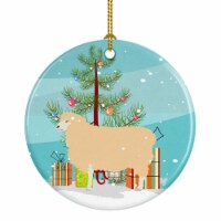 Caroline'sEnglish Leicester Longwool Sheep Christmas Ceramic Ornament