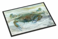 Carolines Treasures SC2002JMAT Crab a leg up Watercolor Doormat 24x36