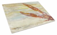 Carolines Treasures SC2021LCB Crawfish Yellow Sky Glass Cutting Board Large