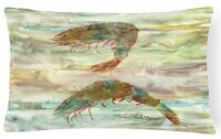 Carolines Treasures  SC2014PW1216 Shrimp Sunset Canvas Fabric Decorative Pillow