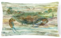 Carolines Treasures  SC2015PW1216 Crab a leg up Sunset Canvas Fabric Decorative