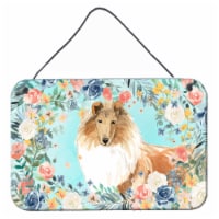 Carolines Treasures  CK3414DS812 Collie Wall or Door Hanging Prints