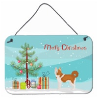 Carolines Treasures  CK3475DS812 Nordic Spitz Christmas Tree Wall or Door Hangin