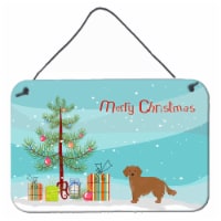 Small Greek Domestic Dog Kokoni Christmas Tree Wall or Door Hanging Prints
