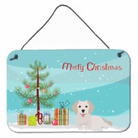 Small Greek Domestic Dog Kokoni #2 Christmas Tree Wall or Door Hanging Prints
