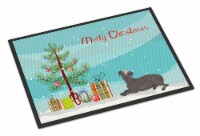 Ecuadorian Hairless Dog Christmas Tree Indoor or Outdoor Mat 24x36