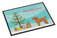 Carolines Treasures  CK3871JMAT Shi Chi Christmas Tree Indoor or Outdoor Mat 24x