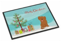 Carolines Treasures  CK3891MAT Shih Poo #3 Christmas Tree Indoor or Outdoor Mat