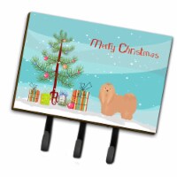 Carolines Treasures CK3468TH68 Tan Lhasa Apso Christmas Tree Leash or Key Holder
